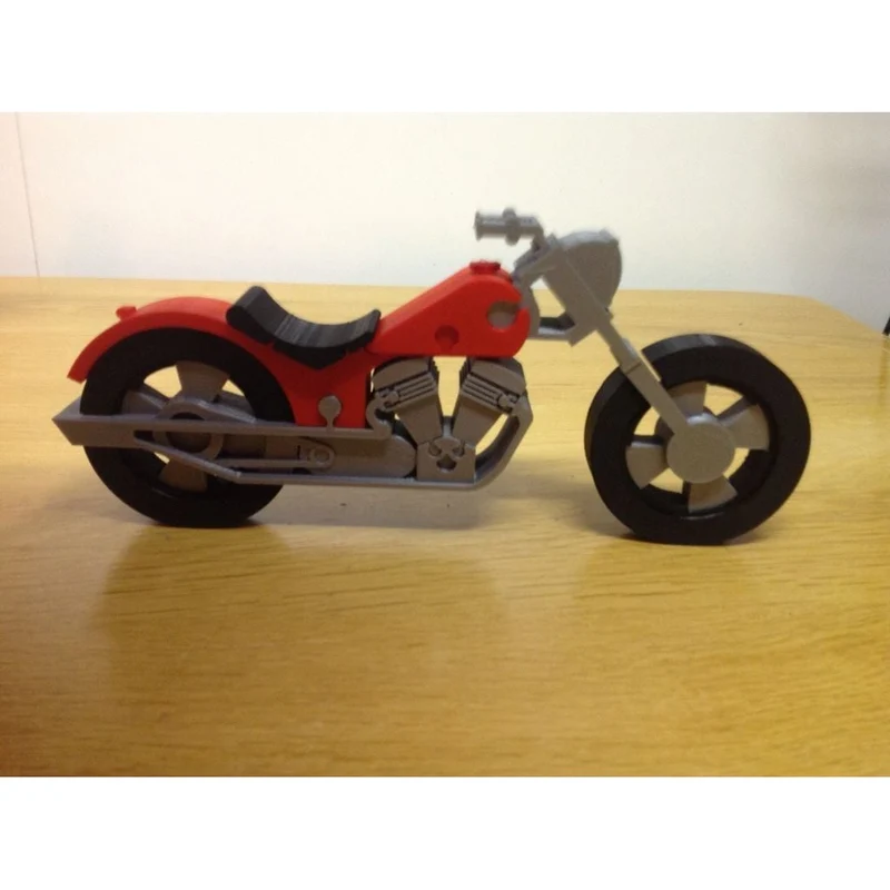 Puzzle 3D en forme de moto