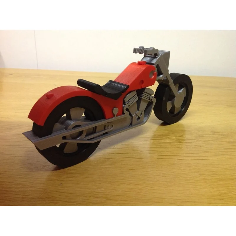 Puzzle 3D en forme de moto
