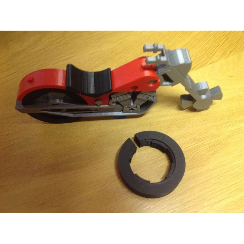 Puzzle 3D en forme de moto