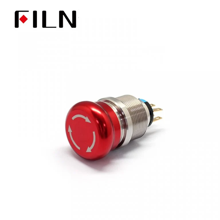 22mm Emergency Stop Button Switch Metal Push Button Switch For A Latching Switch