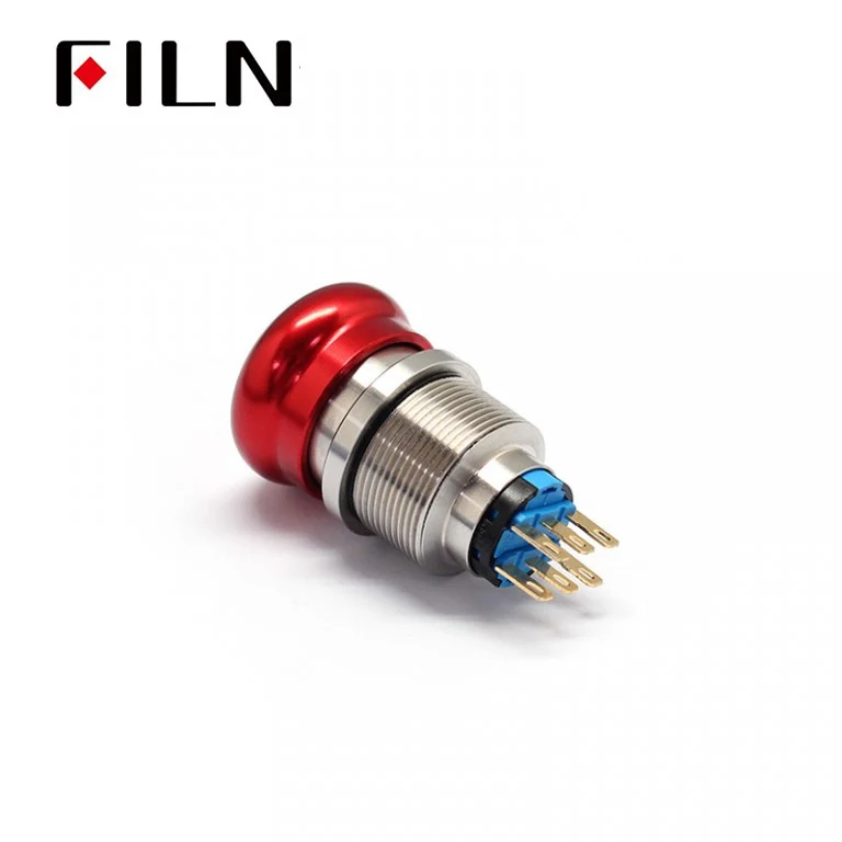 22mm Emergency Stop Button Switch Metal Push Button Switch For A Latching Switch