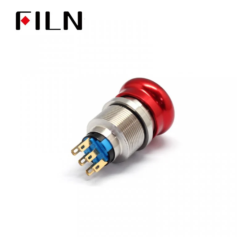 22mm Emergency Stop Button Switch Metal Push Button Switch For A Latching Switch