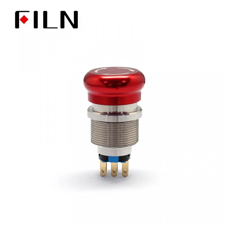 22mm Emergency Stop Button Switch Metal Push Button Switch For A Latching Switch