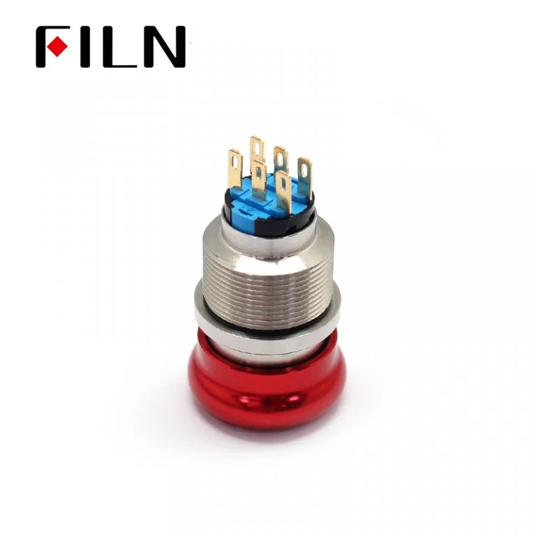 22mm Emergency Stop Button Switch Metal Push Button Switch For A Latching Switch
