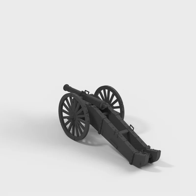 Canon de 12 Gribeauval fransk feltkanon