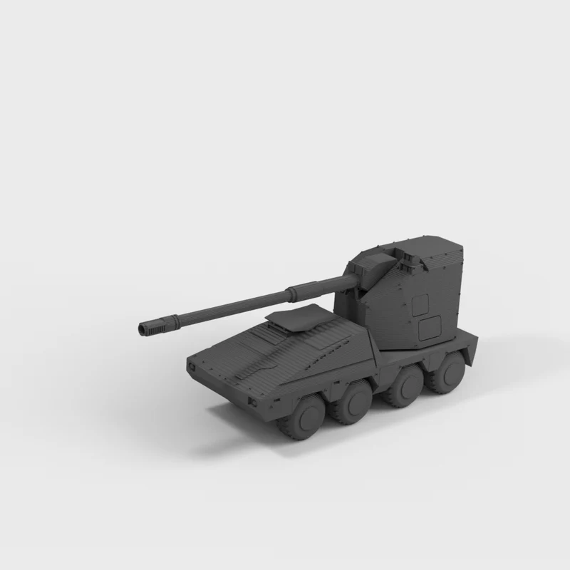 RCH 155 Bundeswehr hjulhaubits miniature model