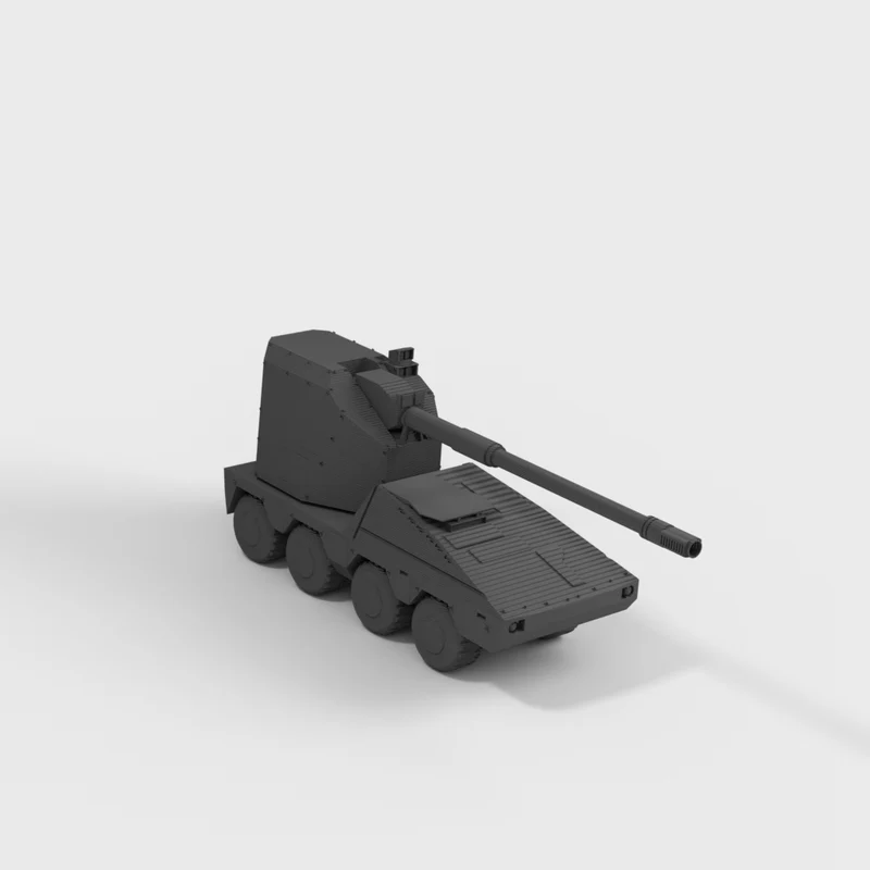 RCH 155 Bundeswehr hjulhaubits miniature model
