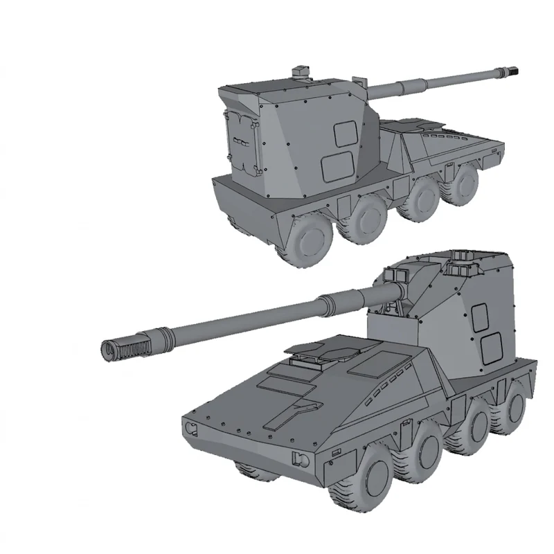 RCH 155 Bundeswehr hjulhaubits miniature model