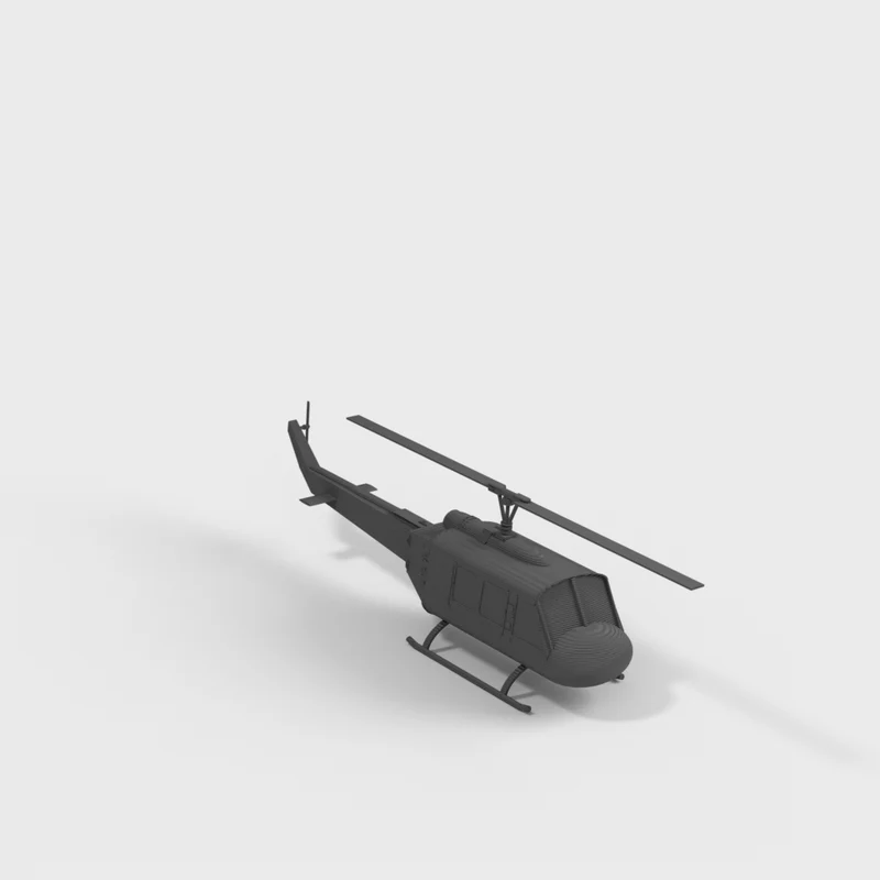 Bell UH-1 Huey helikopter til tabletop