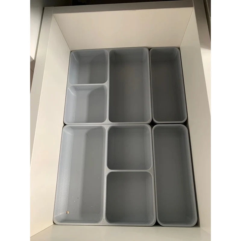 Bacs de rangement pour tiroirs et supports à cosmétiques pour la salle de bain