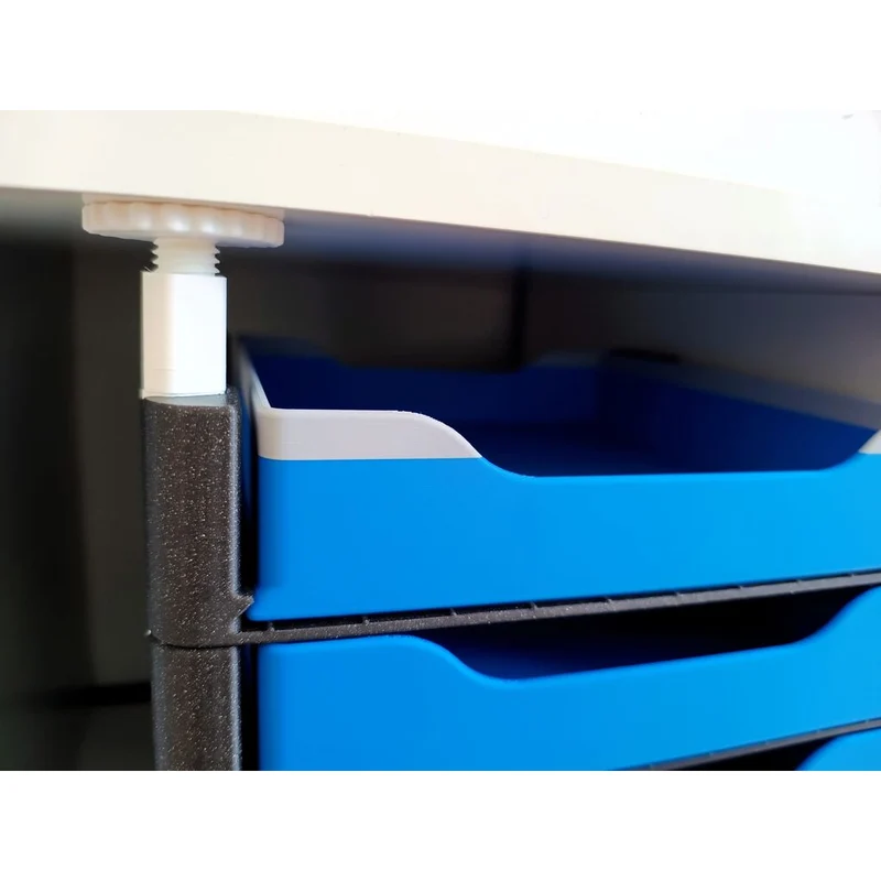 Système de rangement empilable avec bacs et tiroirs