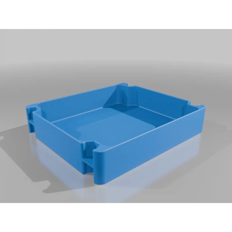 Système de rangement empilable avec bacs et tiroirs