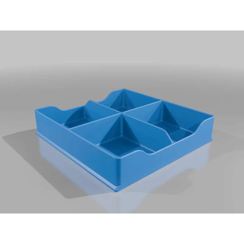 Système de rangement empilable avec bacs et tiroirs