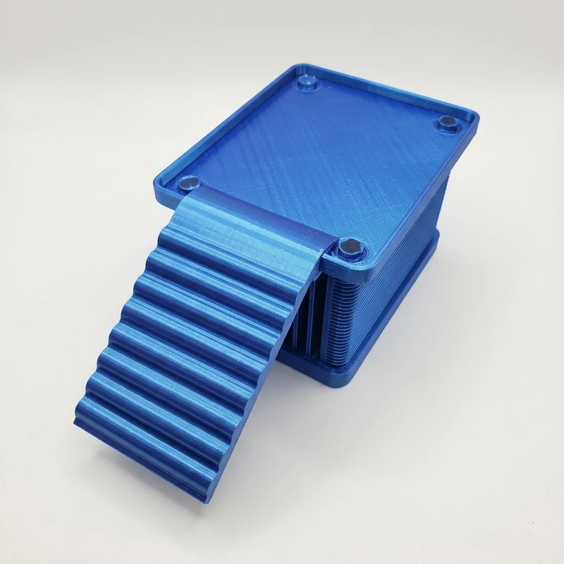Plateforme solaire réglable avec rampe pour aquarium