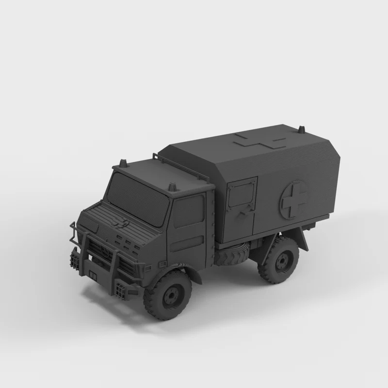 Mercedes Unimog 2t gl ambulance miniature