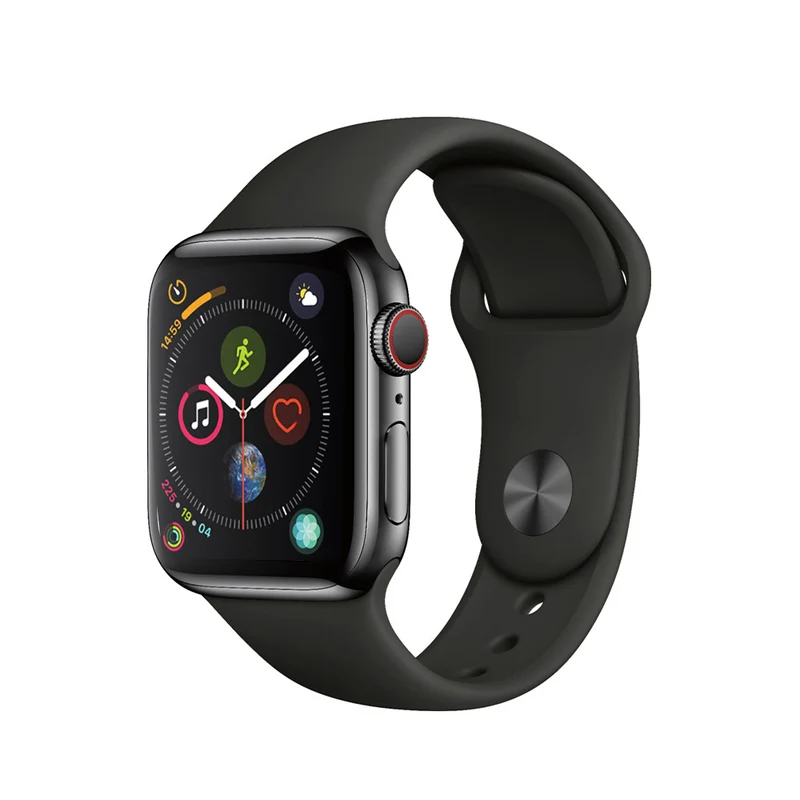 Apple Watch Series 4 Boîtier en acier inoxydable 44mm - Noir