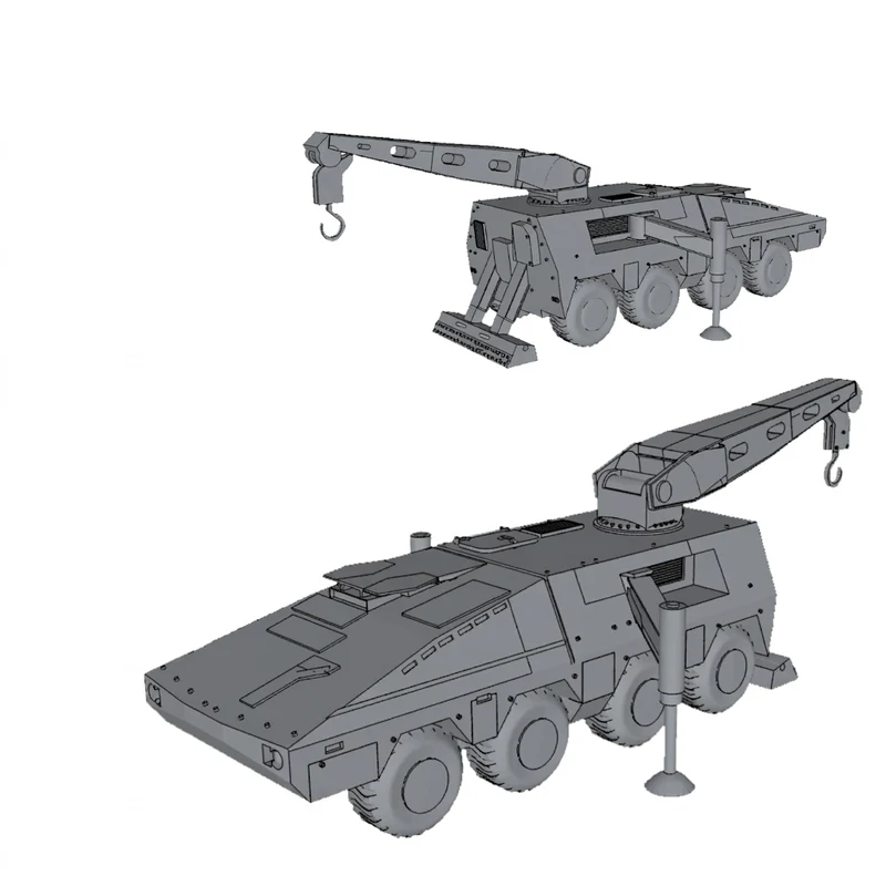 Miniature GTK Boxer avec module de récupération de la Bundeswehr