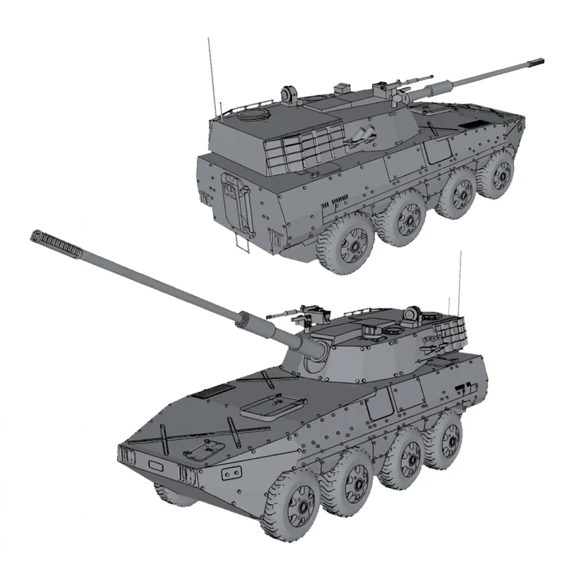 ST-3 8x8 105mm mobil panserværnskanon