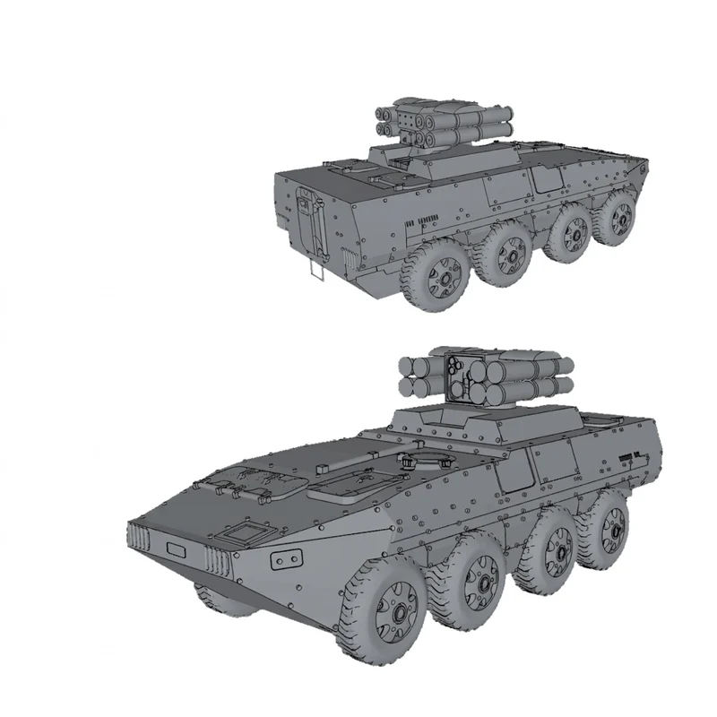VN1 véhicule de transport de troupes blindé 8x8 avec missiles antichars
