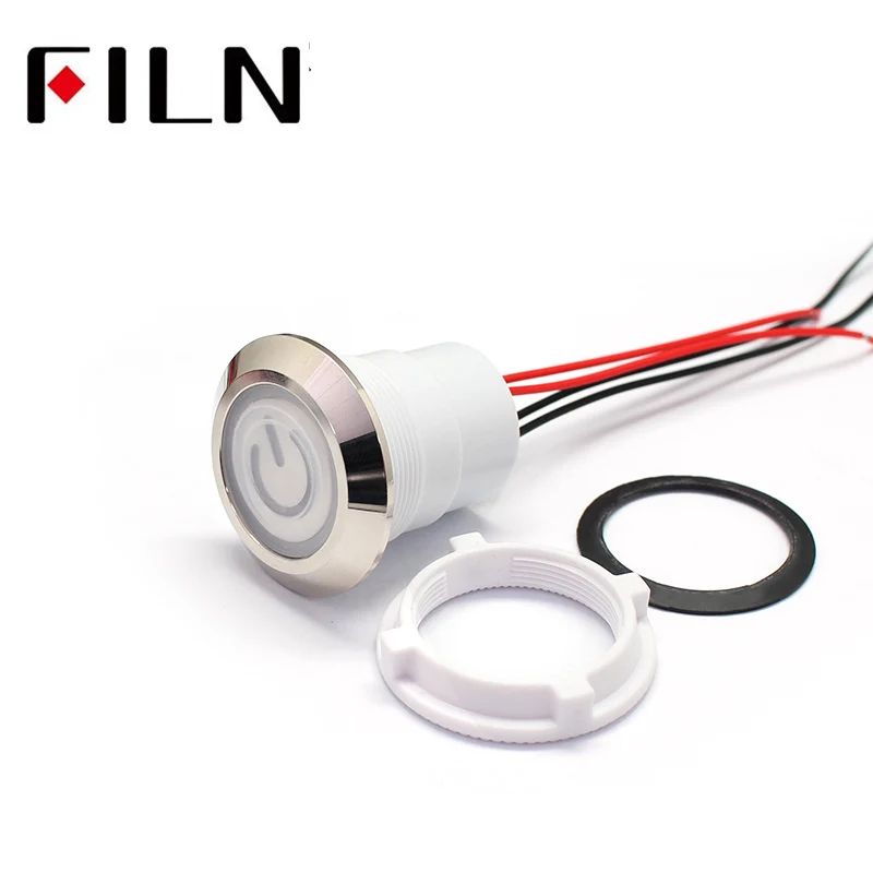30MM IP67 24V Red Green Good Price Illuminated Push Button Switch