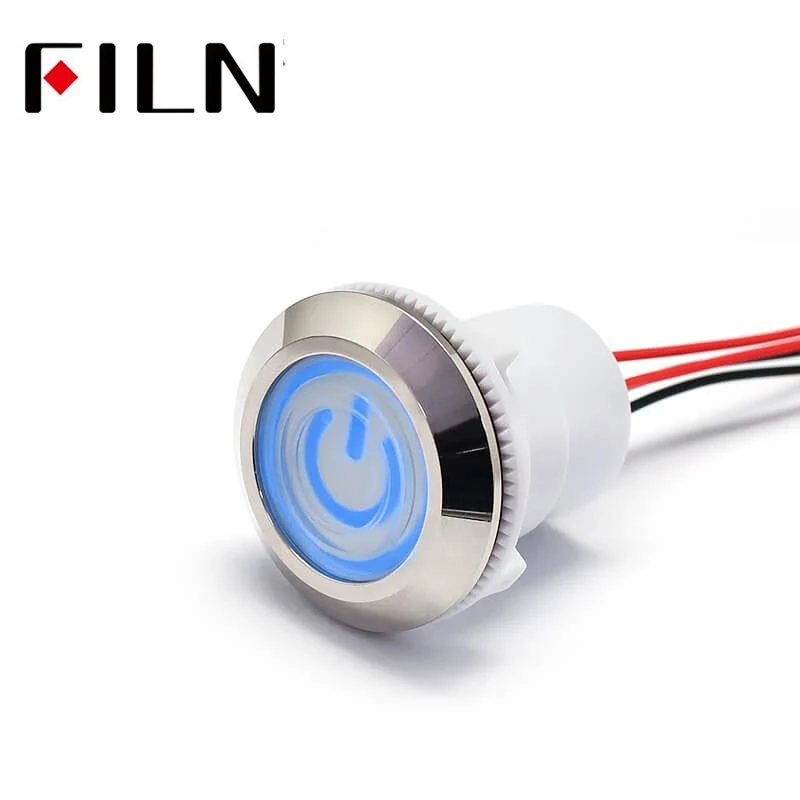 30MM IP67 24V Red Green Good Price Illuminated Push Button Switch