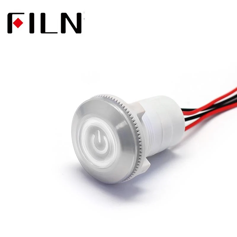 22mm red green Plastic Push Button Switch power mark locking and Momentary switch