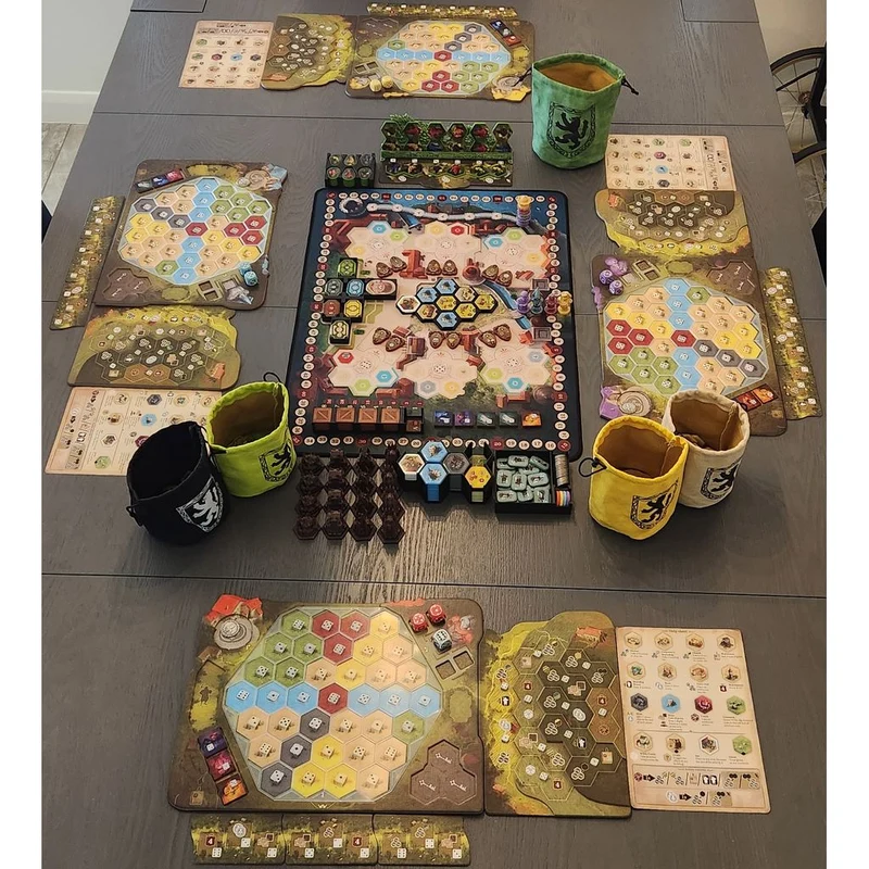 Inserts et plateaux de jeu pour Castles of Burgundy SE
