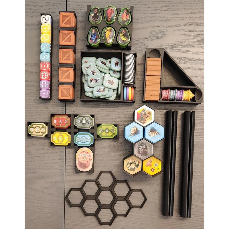 Inserts et plateaux de jeu pour Castles of Burgundy SE
