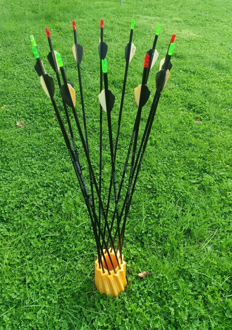 Porte-flèches pour 12 flèches de tir à l'arc