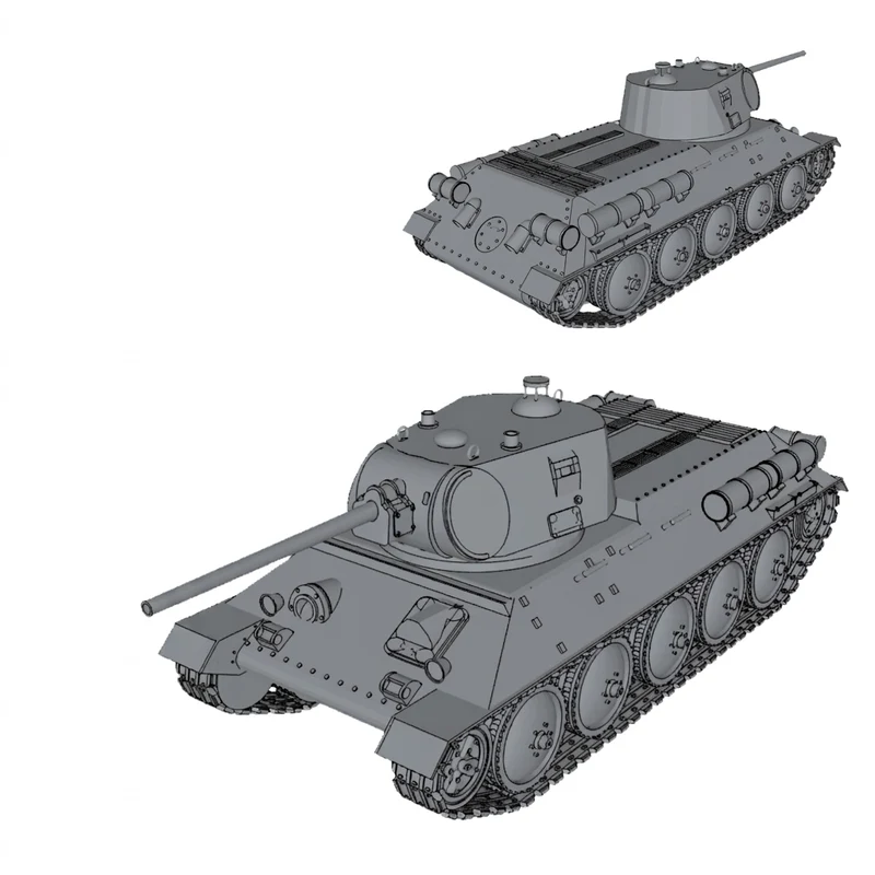 Char soviétique T34/76 de la Seconde Guerre mondiale