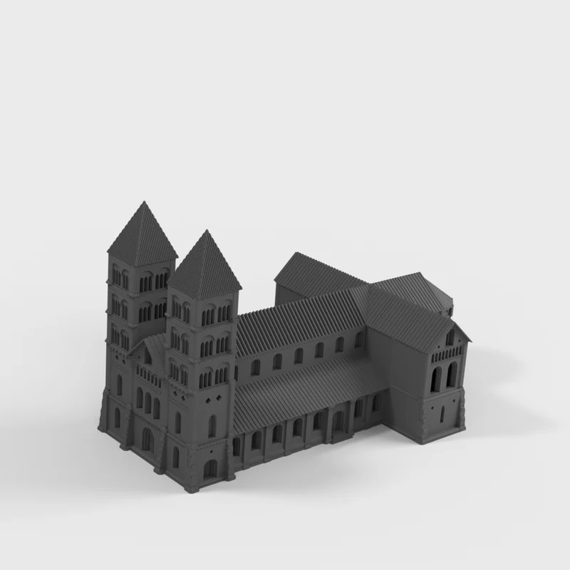 Lund Domkirke arkitektonisk model til dioramaer