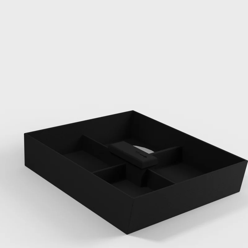 Bac de rangement pour console centrale Ford Maverick avec séparateur
