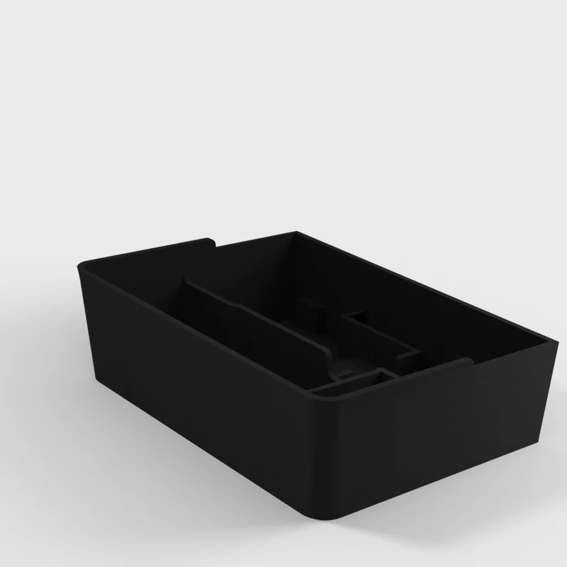 Bac de console centrale pour Tesla Model 3 avec support d'adaptateur