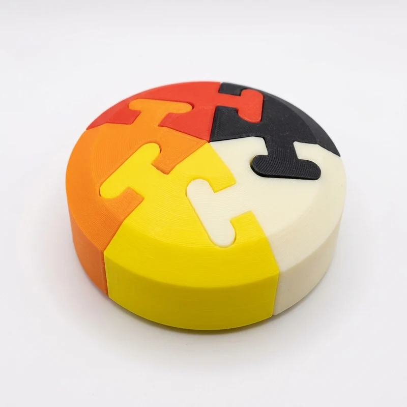 Puzzle spirale compact et jouet fidget
