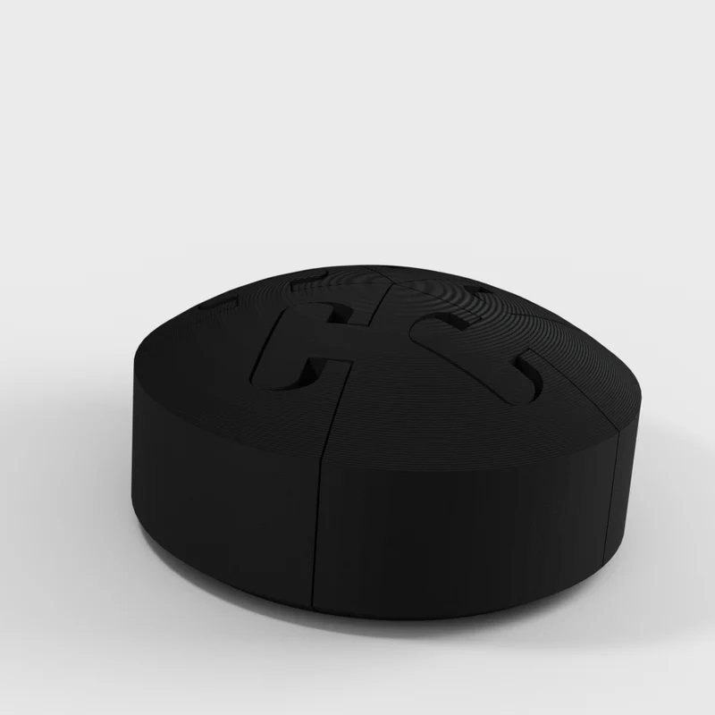 Puck fidget en forme de piège et puzzle mécanique