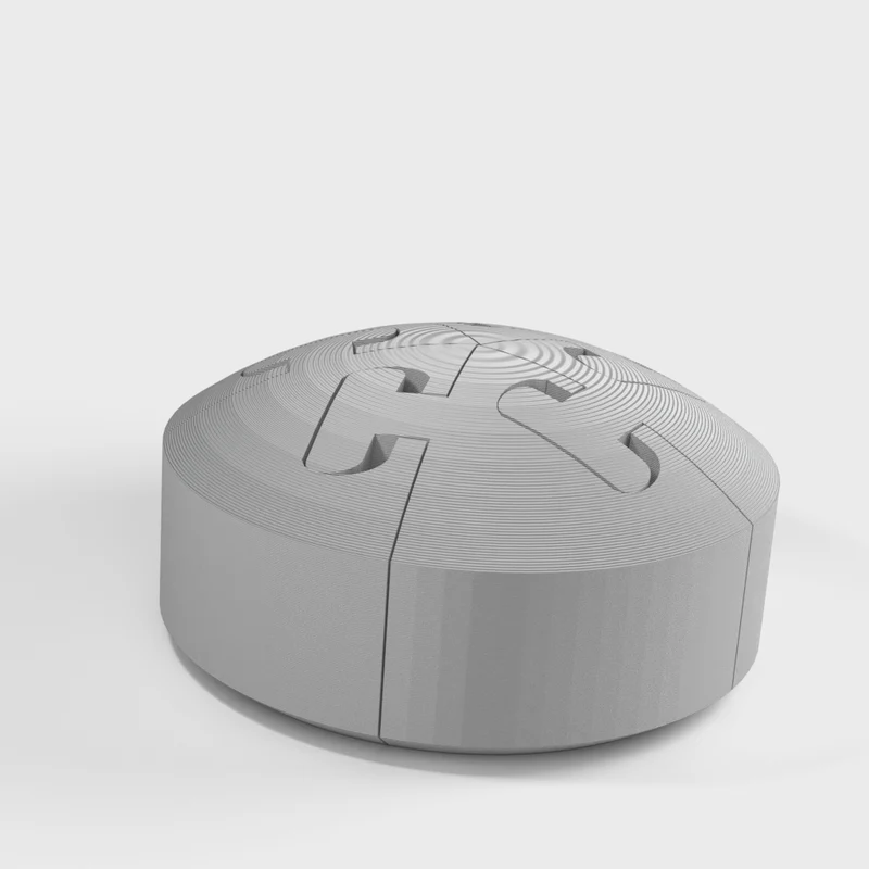 Puck fidget en forme de piège et puzzle mécanique