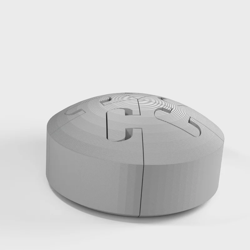 Puck fidget en forme de piège et puzzle mécanique