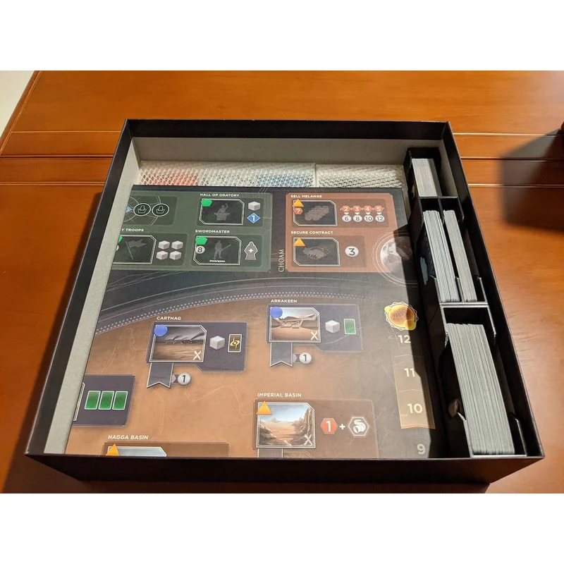 Insert organisateur pour le jeu de société Dune Imperium