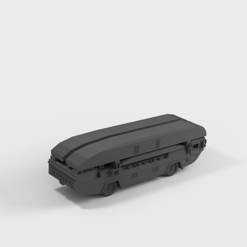 Modèle de pont flottant amphibie M3 pour maquette