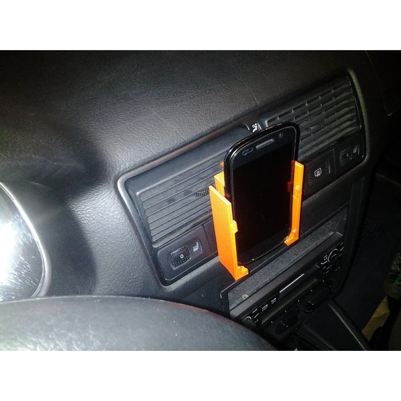 Support mobile ajustable pour grille d'aération de voiture