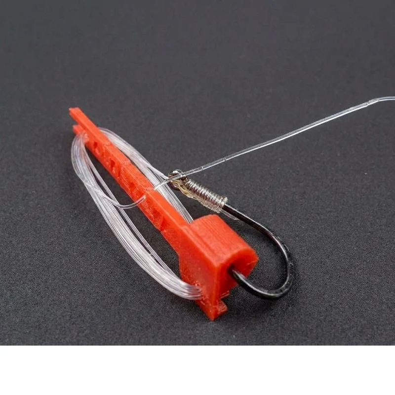 Support compact pour hameçons et lignes de pêche