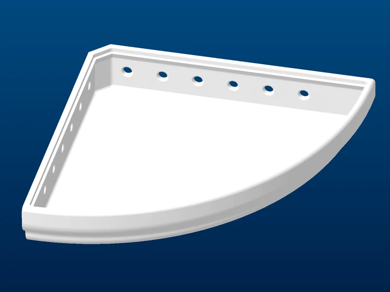 Étagère d'angle flottante pour petits haut-parleurs surround