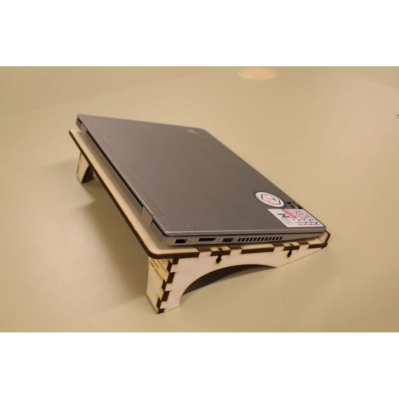Support d'ordinateur portable ergonomique ouvert pour bureau