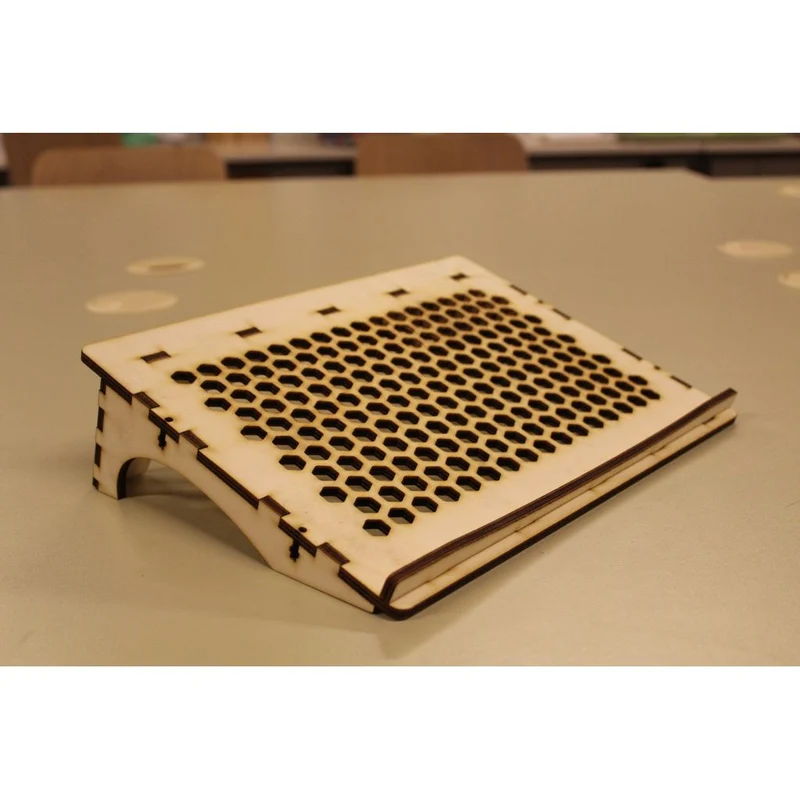 Support d'ordinateur portable ergonomique ouvert pour bureau