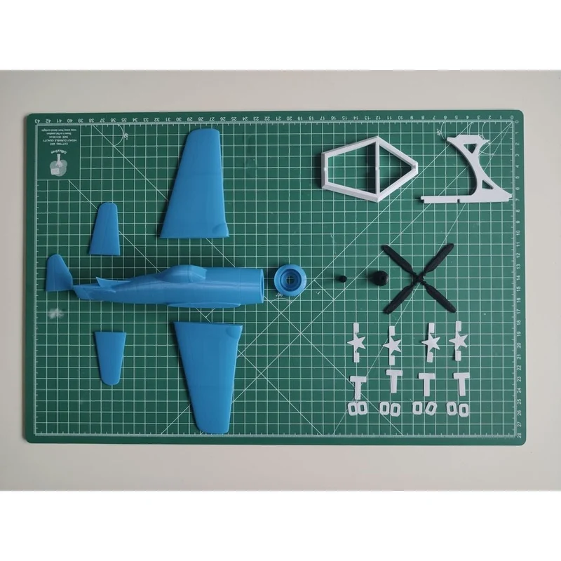 Kit de modèle d'avion de chasse classique F8F Bearcat 1:48