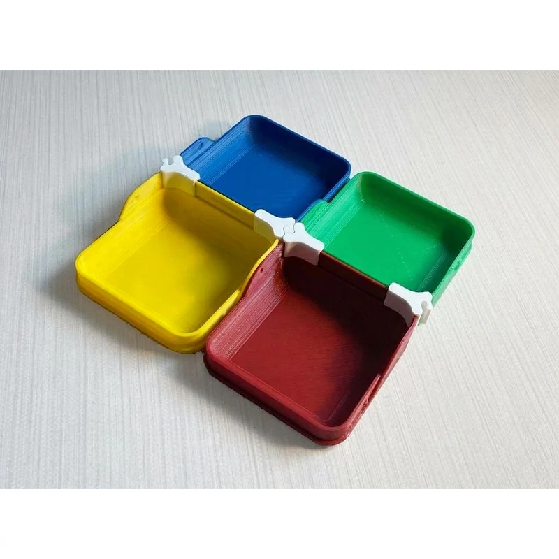 Boîtes de rangement modulaires pour pièces de jeux de société et petits éléments