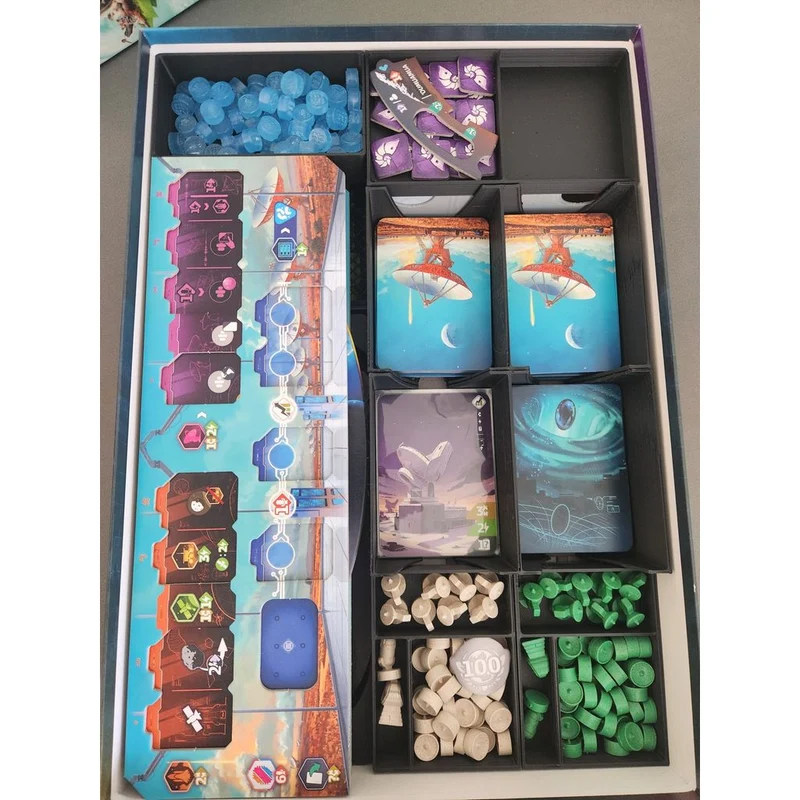 Insert pour le jeu de société SETI avec extension