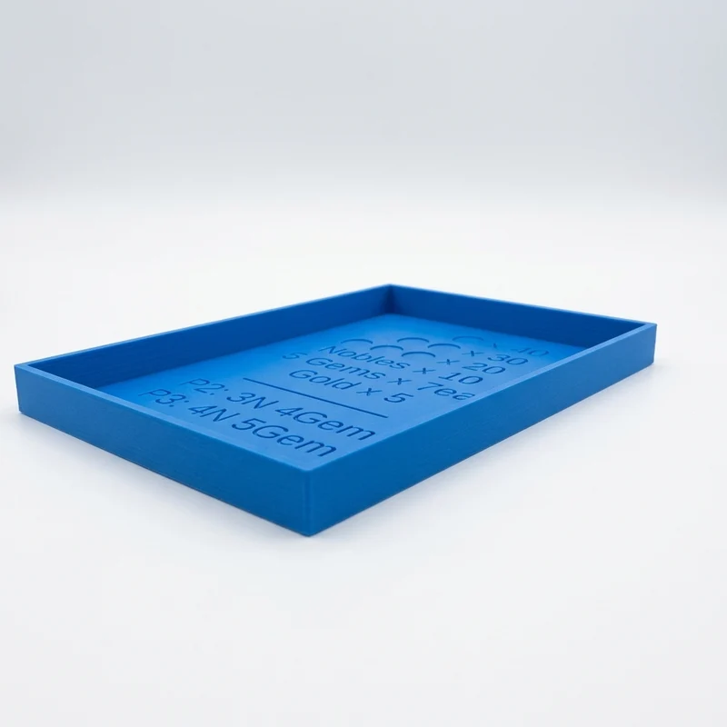 Boîte de rangement compacte pour le jeu de société Splendor