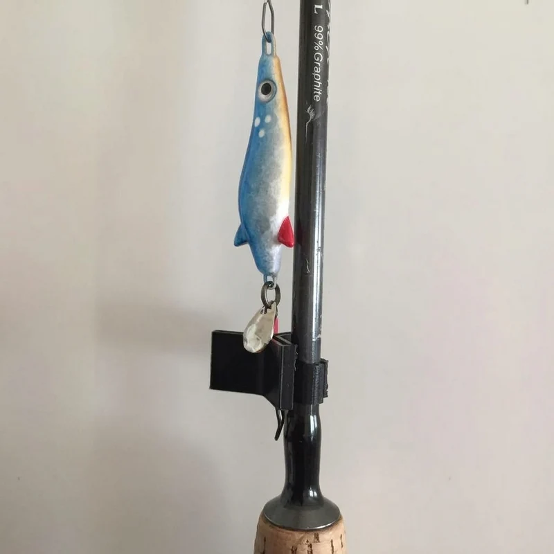 Support d'hameçon et protecteur d'hameçon pour canne à pêche