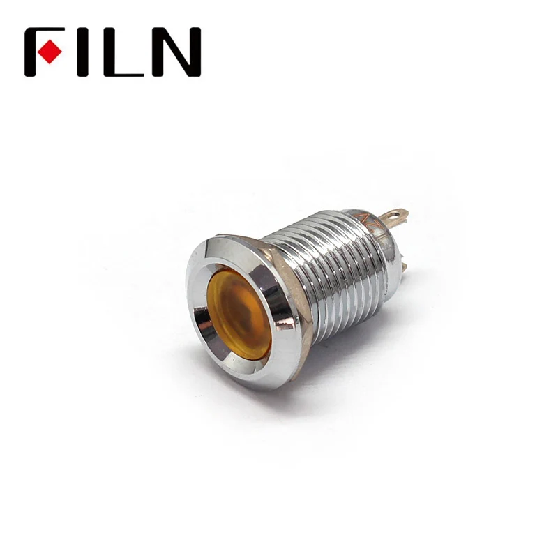 110v good price green led 12mm pilot indicator light lamp